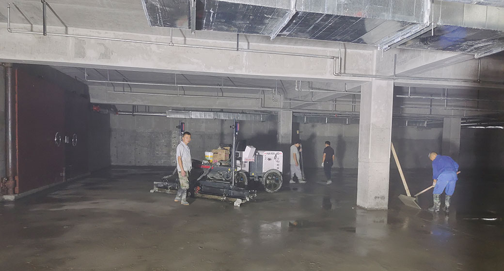 十堰混凝土激光整平地下車庫地坪
